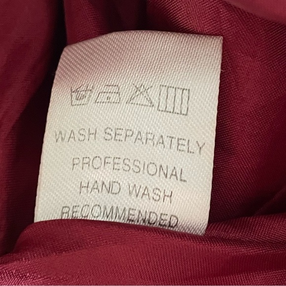 Y2K Red Sequin Embroidered Cotton Skirt Medium Fairy Ethereal Goblincore Boho - Picture 7 of 11